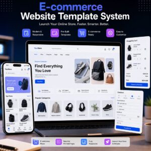 E-commerce Website Template System